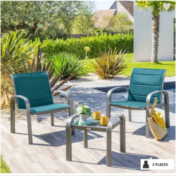Notre salon de jardin ELYN 2 ou 4 chaises